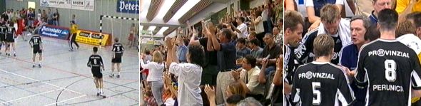 Bjarnasson trifft zum 24:24 - die Halle jubelt - Noka nimmt eine Auszeit