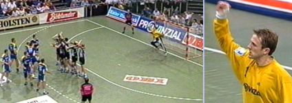 Ege pariert mit dem Halbzeitpfiff