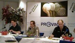 Gislason (links) erfreut, Rasmussen (rechts) entt�uscht.