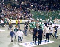 Jubel bei Magdeburg nach dem Final-Sieg.