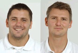 Dicke Freunde: Vranjes (l.) und Gentzel (r.).