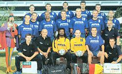 In h�chster Abstiegsnot: Die SG Hameln.