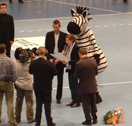 Magnus Wislander erh�lt die Schleswig-Holstein-Medaille.