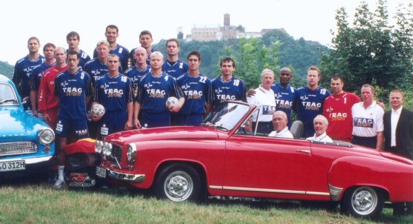 Hinten von links: Bitterlich, Auer, Reuter, VildalenMitte von links: Behling, Lehmann, Jensen, Ludwig, Romanesen