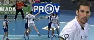 Ihm war die Verletzungspause nicht anzumerken: Stefan L�vgren beim 10:9.