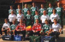 Der Kader von GWD Minden.