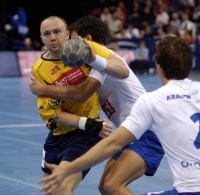 Haupttorsch�tze des Aufsteigers: Andrej Kurtschew (hier im Spiel gegen den HSV).