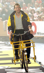 Magnus Wislander bei Pittis Abschiedsspiel am 3. Juni 2005