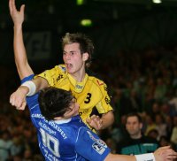 Kraftvoll: Linksau�en Uwe Gensheimer