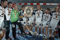 Riesige Freude beim THW �ber den 12. Meistertitel.