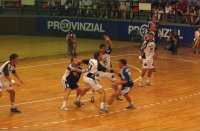 Der THW in der Defensive.