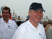 Magnus Wislander und Uwe Schwenker.