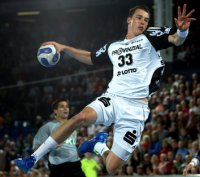 Dominik Klein spielte im 2. Durchgang vorgezogen in der 5:1-Deckung.