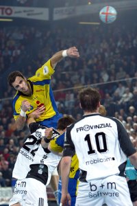 Wechselt zur kommenden Saison nach Magdeburg: Torgarant Alexandros Vasilakis