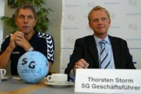 Abschied. Thorsten Storm verl�sst Kent-Harry Andersson und die SG.