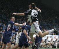 Nikola Karabatic war mit 8/2 Toren bester THW-Sch�tze.