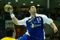 Nikola Karabatic war mit sechs Toren bester franz�sischer Sch�tze.