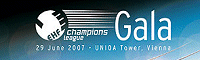 Die Auslosung der ersten Gruppenphase der CL erfolgt im Rahmen der EHF-Gala in Wien am 29. Juni 2007.
