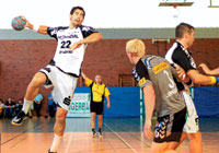 Nikola Karabatic war in Rendsburg gegen  Svendborg nicht zu stoppen.