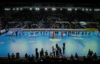 Vor dem Anpfiff in Montpellier.