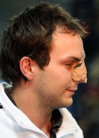 Konnte mit gebrochenem Nasenbein nur zuschauen: Viktor Szilagyi.