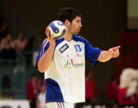 Nikola Karabatic beim Sieg seines Teams �ber Spanien.