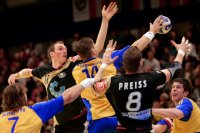 Ein hei�er Kampf zwischen Deutschland und Schweden.