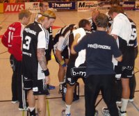 Aufrechtes H�ufchen: Mit nur sieben Feldspielern bestritt der THW Kiel das Kurzturnier beim VfL Bad Schwartau.