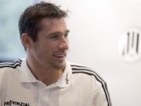 Stefan L�vgren gut gelaunt trotz R�cktritt am Saisonende.