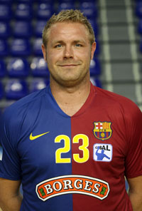 Ebenfalls ein alter Bekannter f�r viele Zebras: Joachim Boldsen spielte lange Jahre in Flensburg.