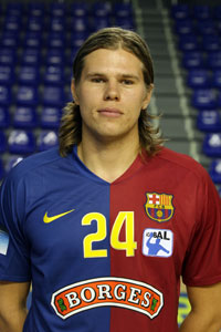 Neuzugang Mikkel Hansen hat mit seinem ehemaligen Club Gudme/Svendborg bereits Niederlagen gegen den THW kassiert.