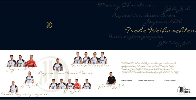 Der THW Kiel w�nscht frohe Weihnachten!