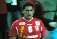 Issam Tej - den THW-Fans nach seinem brutalen Foul an Nikola Karabatic noch in schlechter Erinnerung - sah in der 59. Minute nach dritter Zeitstrafe die rote Karte,