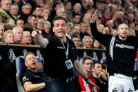 Engagiert an der Seitenlinie: Gegen seinen Ex-Klub gab es f�r Trainer Alfred Gislason einige Aufreger.