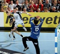 Von Au�en war Henning Fritz heute kaum zu bezwingen.