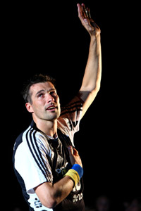 Stefan L�vgren verabschiedete sich von seinen Fans.