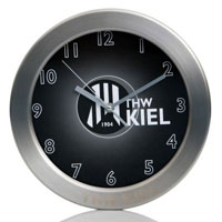 Neu im Online-Fanshop: Die THW-Wanduhr.