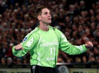 Sorgte f�r Stimmung in der Sparkassen-Arena: Torh�ter Andreas Palicka.