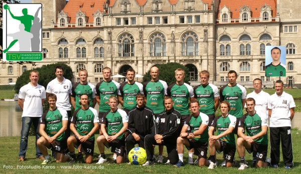 Hinten von links: Trainer Carstens, Co-Trainer Pauling, Stelmokas, Jurdzs, Przybecki, Pauzuolis, Rydergaard, Bedzikowski, Buschmann, Sport. Leiter Wyss, Arzt L�bbermeyer;