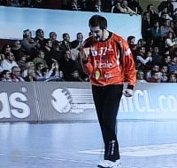 Mirko Alilovic erm�glichte mit seinen Paraden die Aufholjagd Leons.