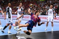 Probleme hatte die THW-Defensive auch mit Jesper N�ddesbo, der sechs Tore erzielte.