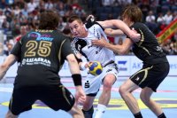 Hart k�mpfen musste Filip Jicha beim Final4 um jedes Tor. Am Ende erzielte der Kieler Tscheche im Halbfinale und im Endspiel 17 seiner insgesamt 119 CL-Tore in dieser Saison.