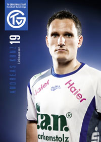 Bester Torsch�tze beim TV Gro�wallstadt in dieser Saison: Linksau�en und Siebenmeter-Experte Andreas Kunz mit 167/74 Treffern.