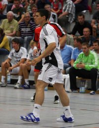 Erzielte drei Tore: Milutin Dragicevic.