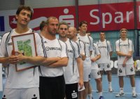 Die Zebras bei der Siegerehrung.