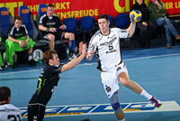 Kim Andersson feierte nach 248 Tagen sein Comeback im THW-Trikot.