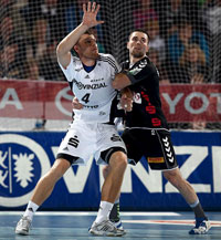 Robert Arrhenius erzielte bei seinem THW-Deb�t gleich sieben Treffer.