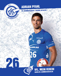 Linksh�nder Adrian Pfahl hat sein WM-Ticket so gut wie sicher und �berzeugt auch in  der Liga mit bislang 88 Saisontreffern.