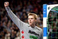 G�ste-Keeper Tomas Mrkva schwang sich zu gro�er Form auf.