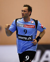 Lars Christiansen wurde von seinen Mitspielern nur selten in Szene gesetzt. Der ehemalige Flensburger erzielte 4/2 Treffer.